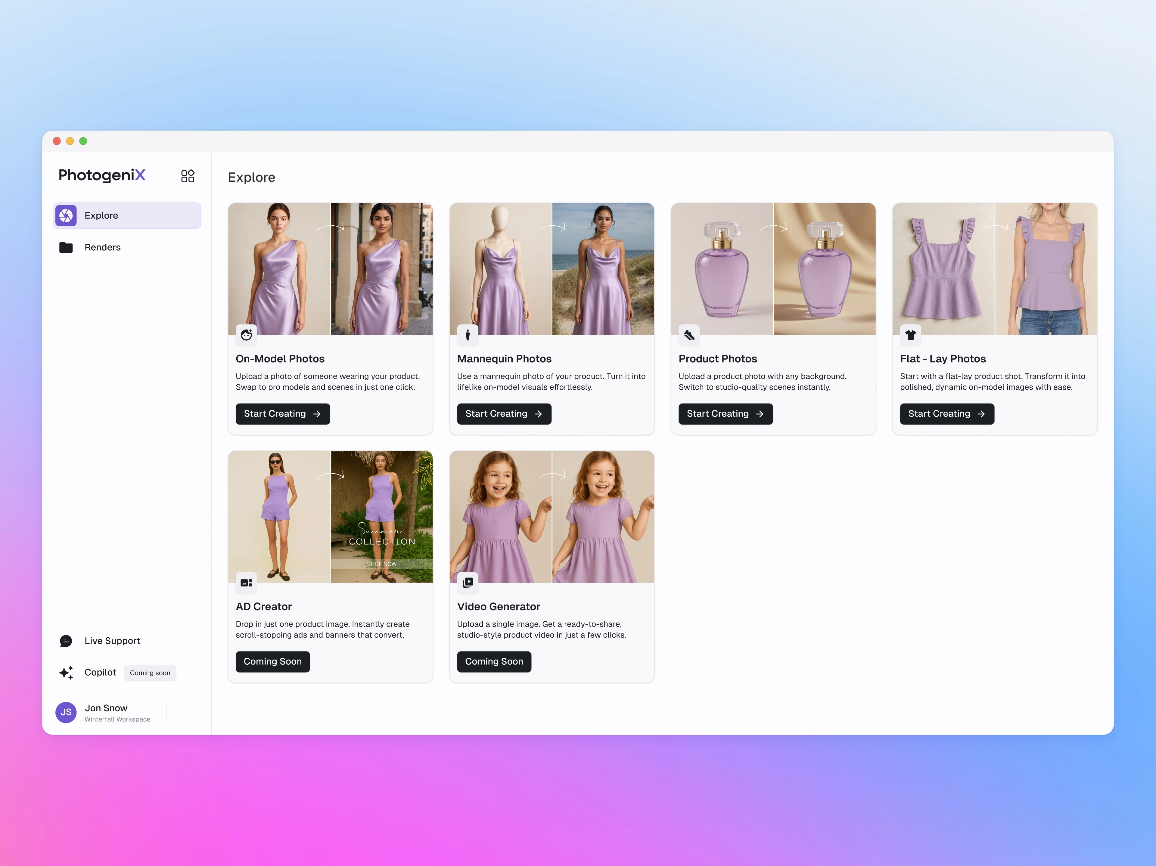 Isometric style preview