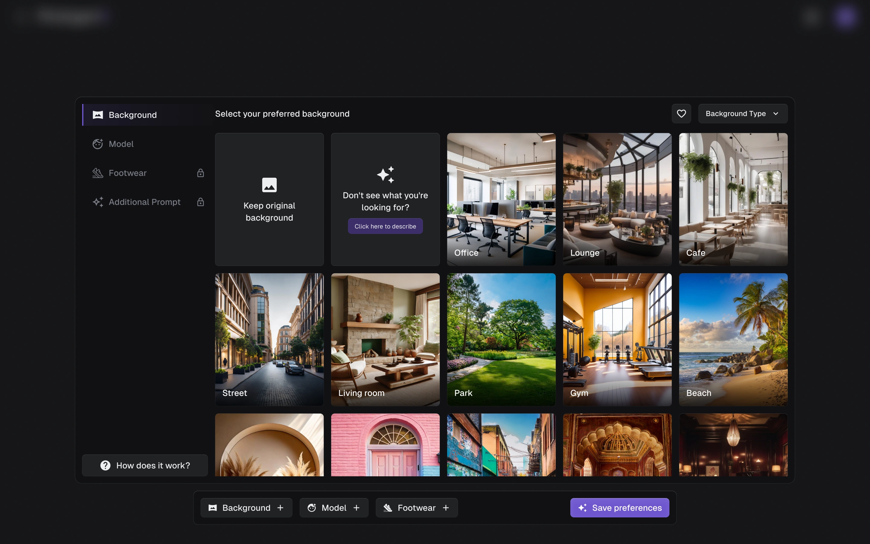 On-Model workflow preview