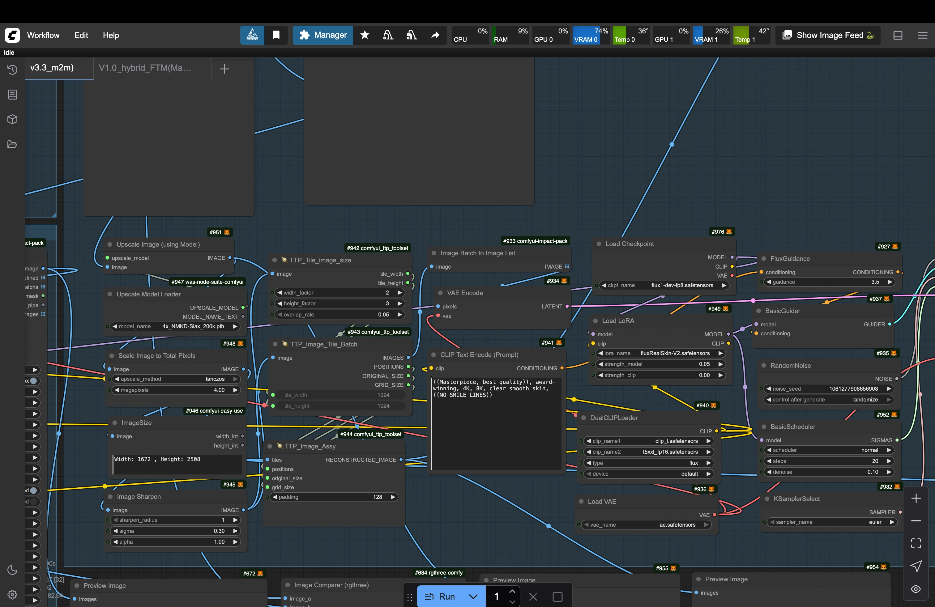 Ad Creator presets workflow preview